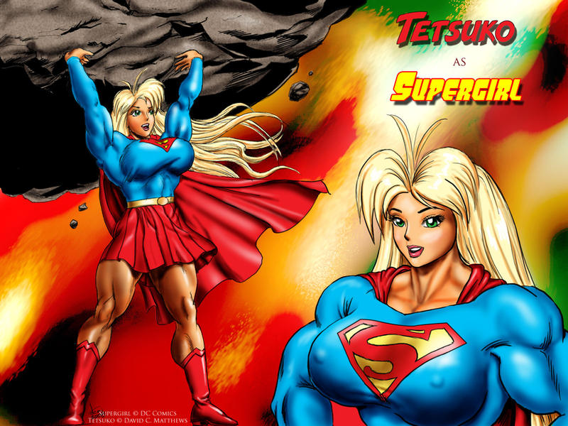 Tetsuko as 'Supergirl' by DavidCMatthews on DeviantArt.