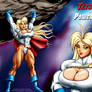 Tetsuko as 'Power Girl'