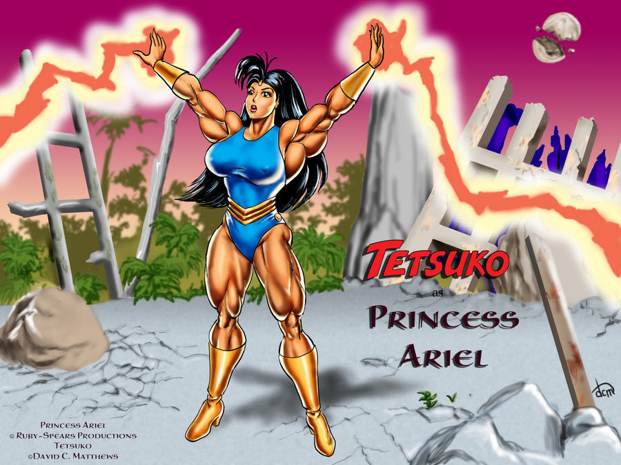 Tetsuko as 'Princess Ariel'