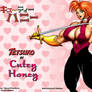 Tetsuko as 'Cutey Honey'