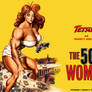 Tetsuko as '50-Ft. Woman'