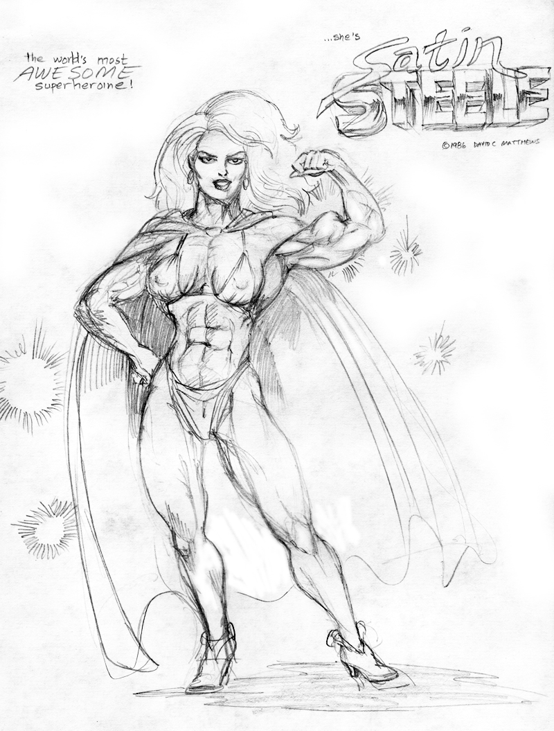 My 1st drawing of Satin Steele