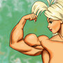 Tetsuko Bicep Bounce - GIF animation
