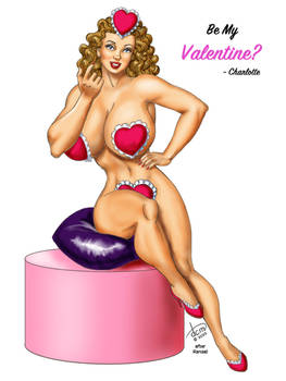 Charlotte - Valentine Pin-up
