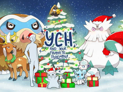 [OPEN] YCH Pokemon Christmas