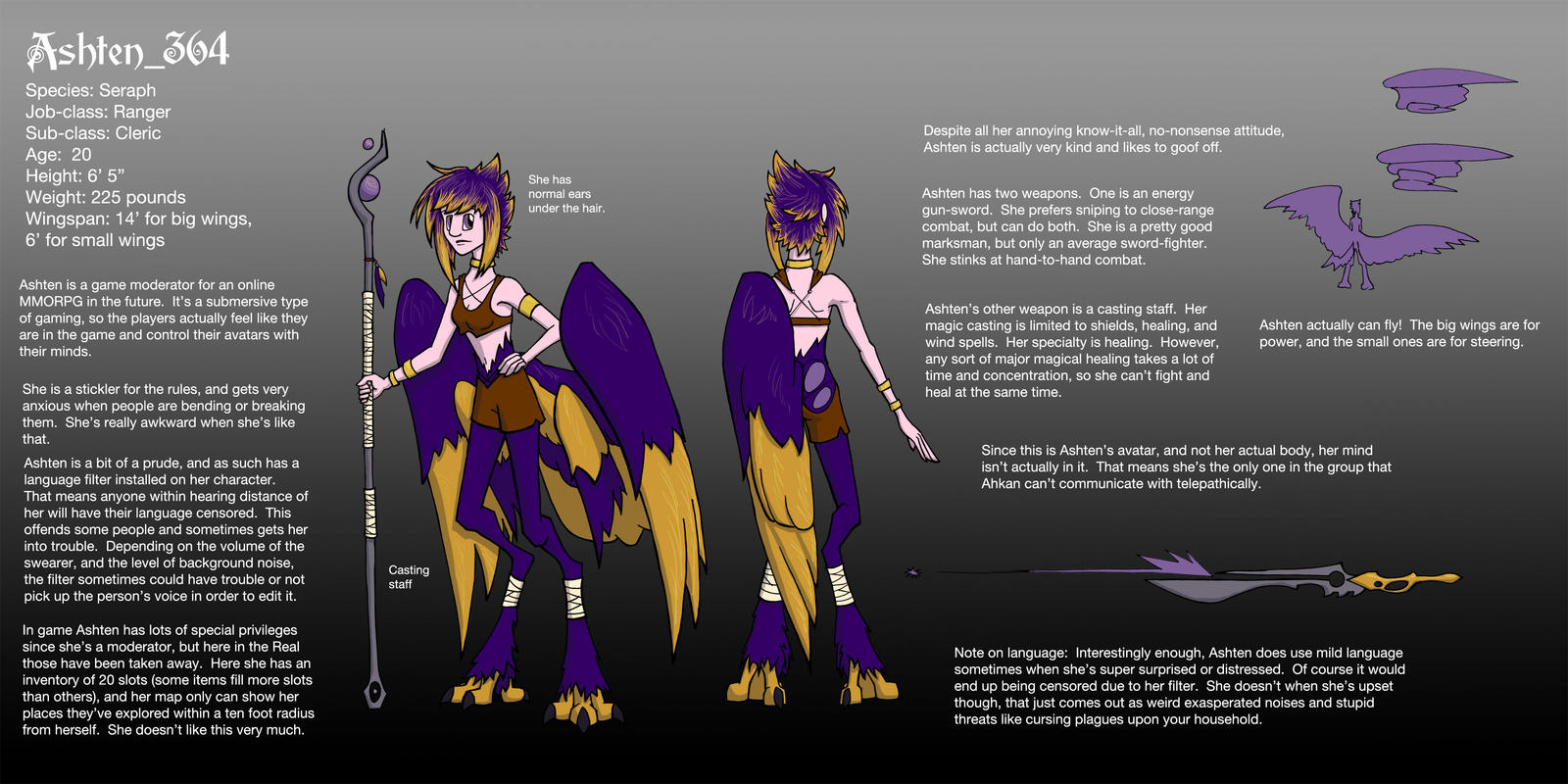 AatR R3 Reference - Ashten by DreaGryphon on DeviantArt