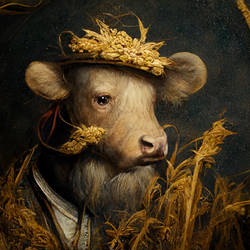 Bull farmer by Fantasiarium