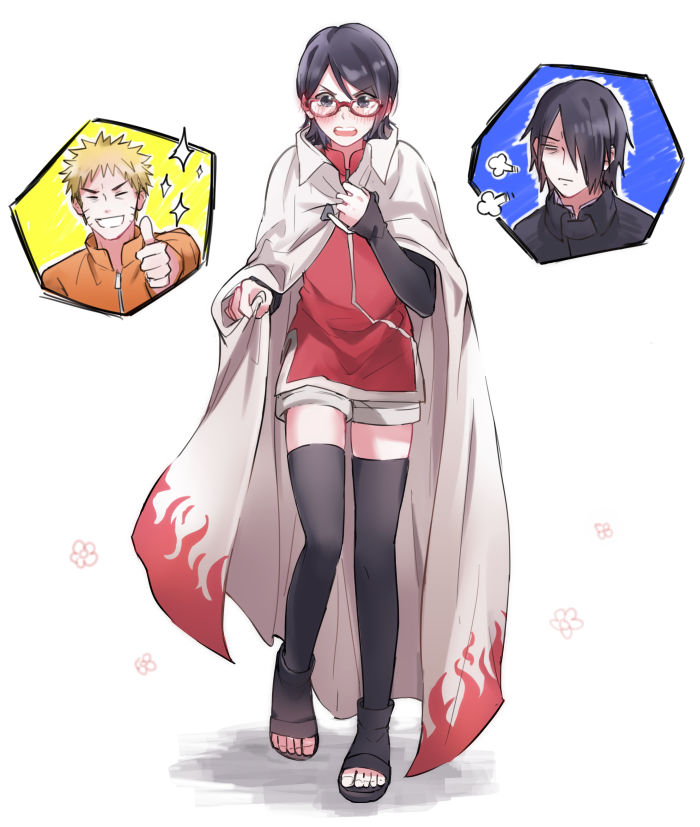 sarada by warable on DeviantArt