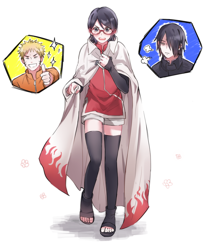 Sarada Uchiha Hokage by KamoeFire on DeviantArt