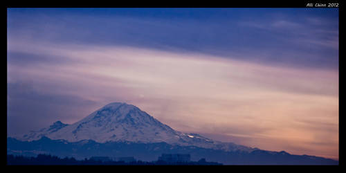 Mt Rainier Before Sunset