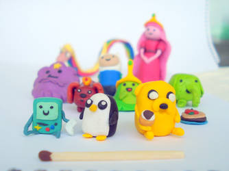 Adventure Time Polymer clay by MayaSerenitas