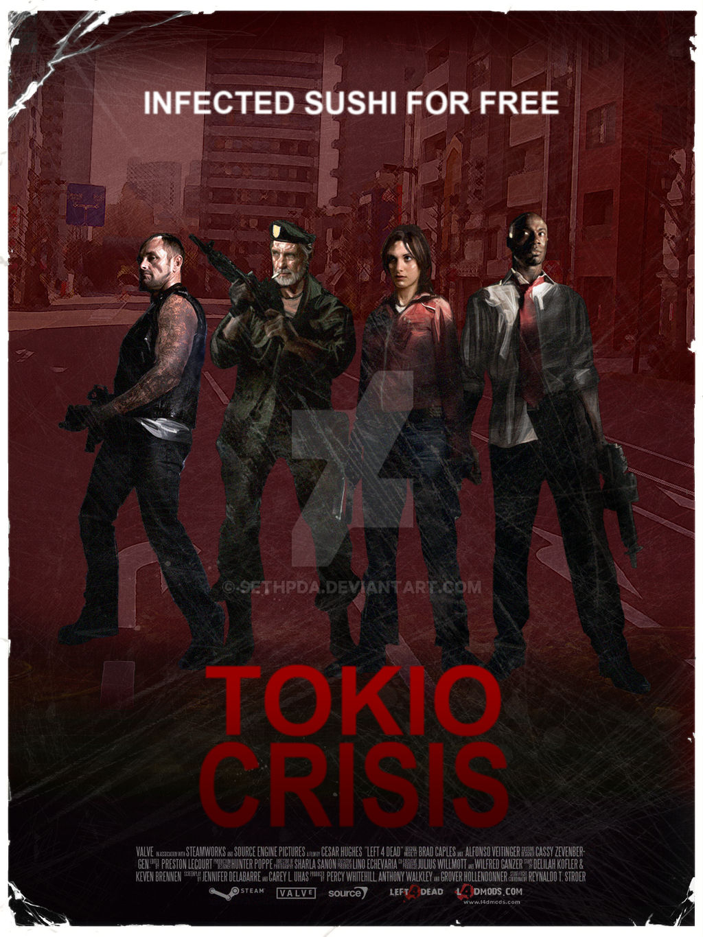 Left 4 Dead TokioCrisis Poster