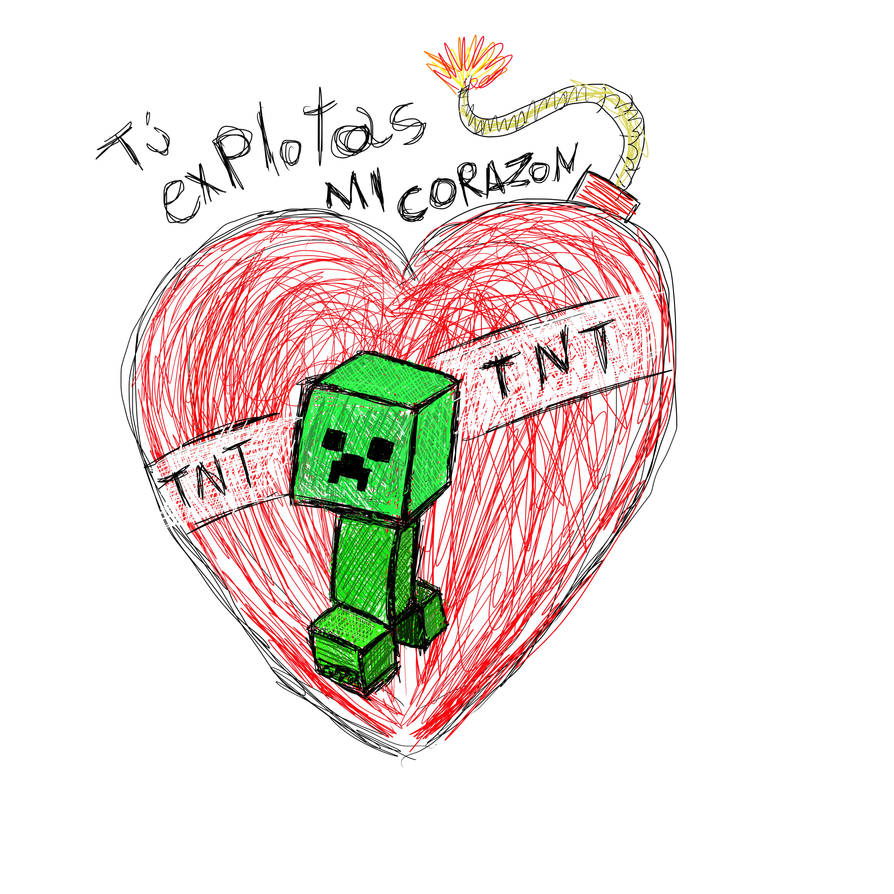 creeper heart by vagosein on DeviantArt