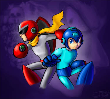 Megaman and Protoman