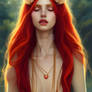 Elf 1 - Bejeweled Redhead - NightCafe