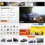 Auto portal webdesign