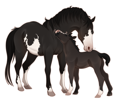 Pagedoll | Mother and Foal