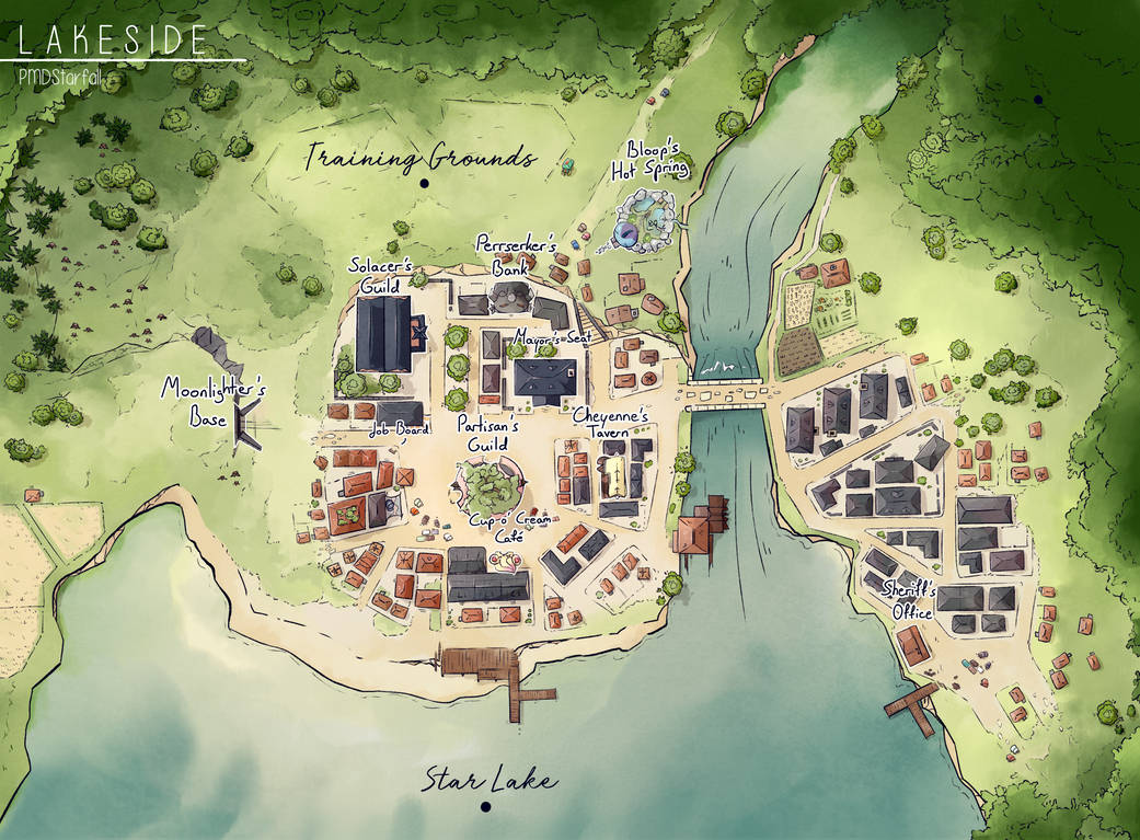 PMDS: Lakeside Map v.2 by Jumpy-P-L on DeviantArt