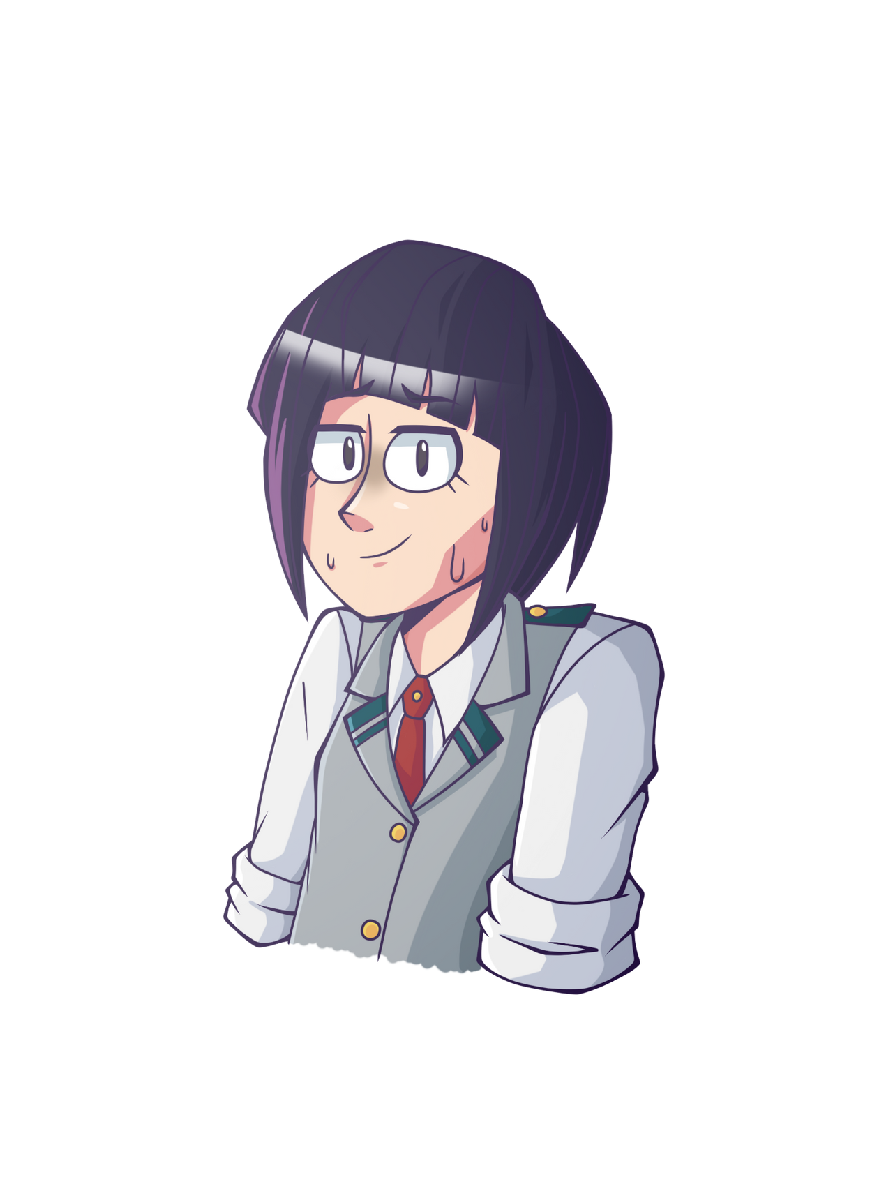 MHA as emotions #9 (TikTok art challenge) by PixelatedHeartsy on DeviantArt