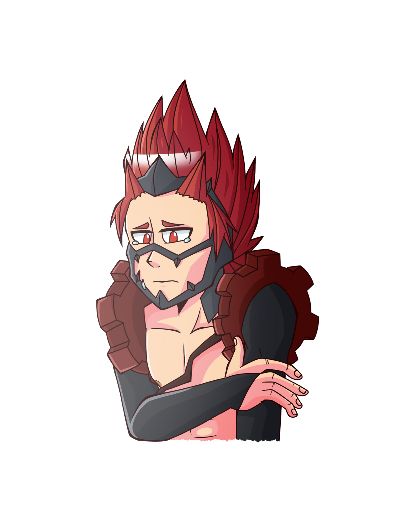 MHA as emotions #12 (TikTok art challenge) by PixelatedHeartsy on