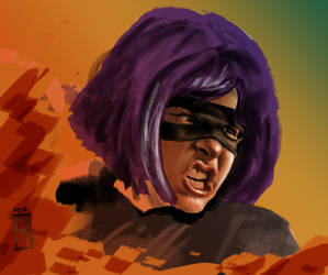 HIT GIRL work in progress