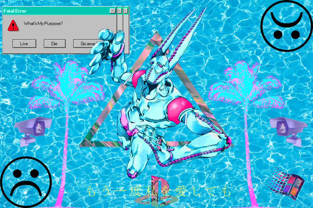 2nd JoJo Vaporwave Edit -D4C- by AymaneGK on DeviantArt
