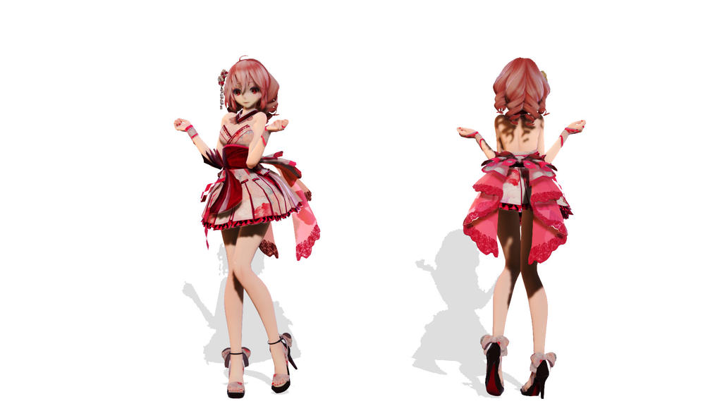 Model DL - TDA Short Kimono Teto by elina002