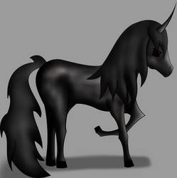 Black Unicorn Concept