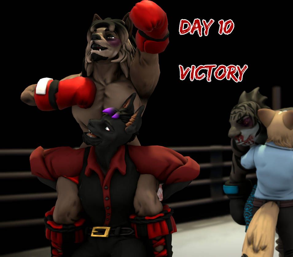 Fight Ob Fightober Day 10 Victory by BasRedWolf on DeviantArt