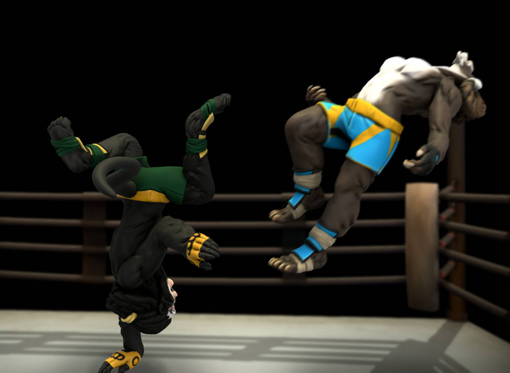 Fight Ob Fightober Day 13 Footwork Pt 4 by BasRedWolf on DeviantArt
