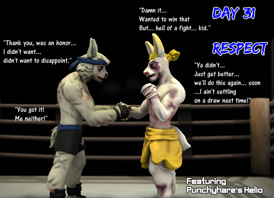 Fight Ob Fightober Day 31: Respect Pt 1 by BasRedWolf on DeviantArt