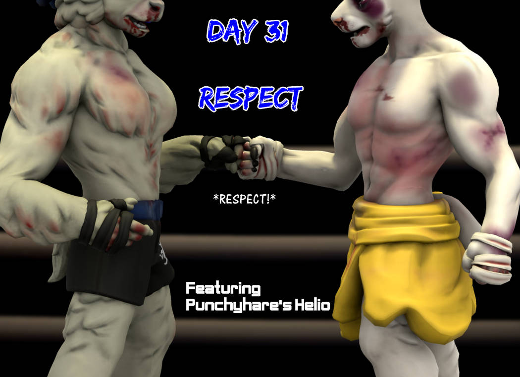 Fight Ob Fightober Day 31: Respect Pt 2 by BasRedWolf on DeviantArt
