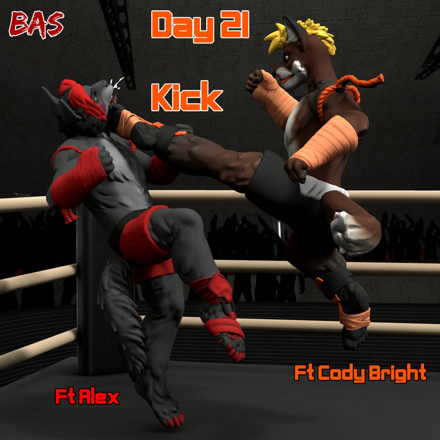 Fight Ob Fightober 2024 Day 21 Kick Pt 2 by BasRedWolf on DeviantArt