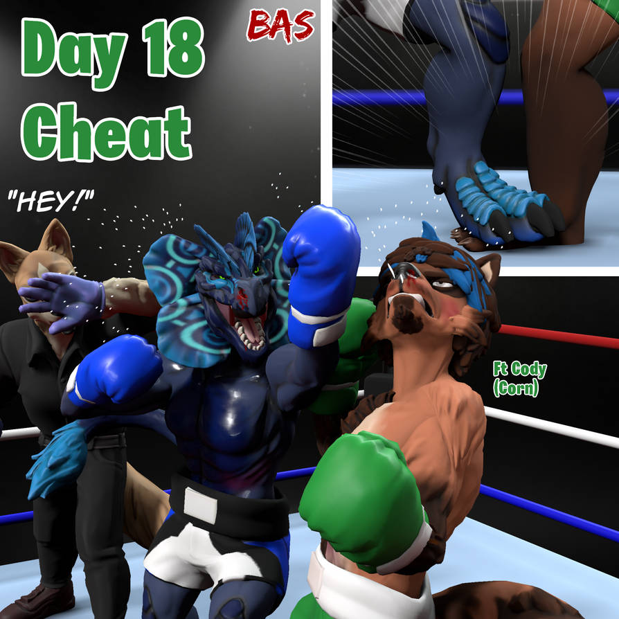 Fight Ob Fightober 2025 Day 18 - Cheat by BasRedWolf on DeviantArt