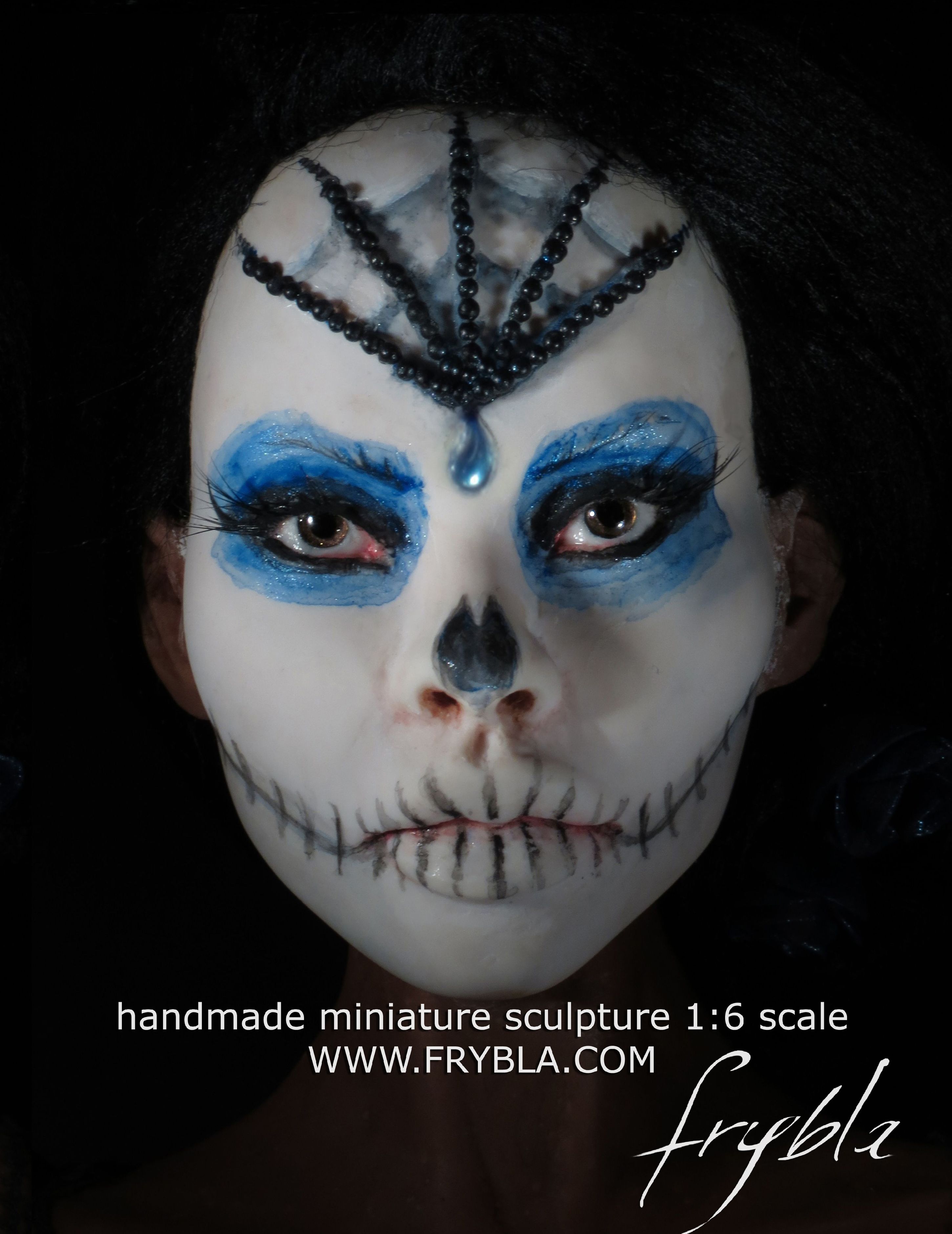 Dia de Los Muertos - miniature sculpture 1:6 scale