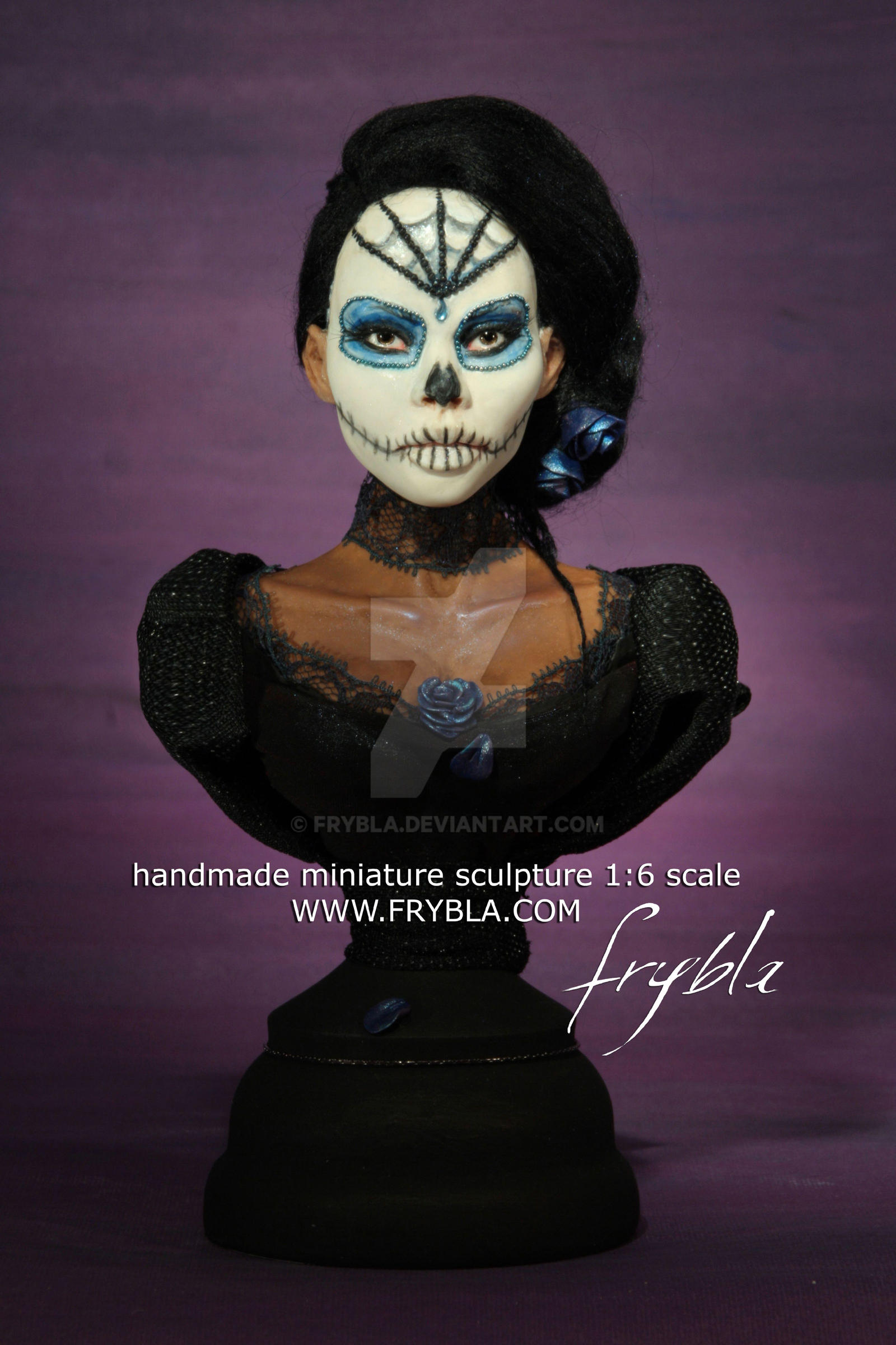 Dia de Los Muertos - OOAK Sculpture Polymer Clay