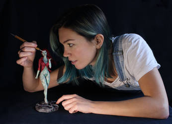 Poison Ivy Arkham - Handmade Action Figure 1:12