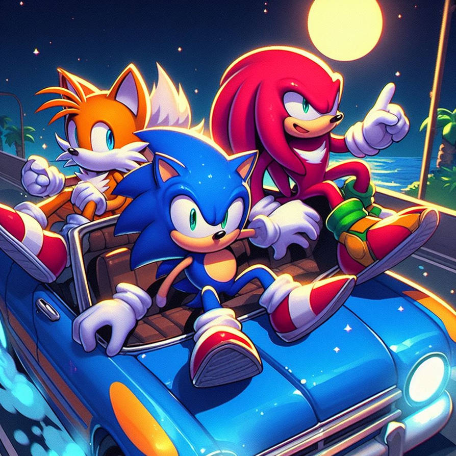 Sonic, Tails and Knuckles by Gumbit on DeviantArt