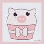 cute piggy cupcake