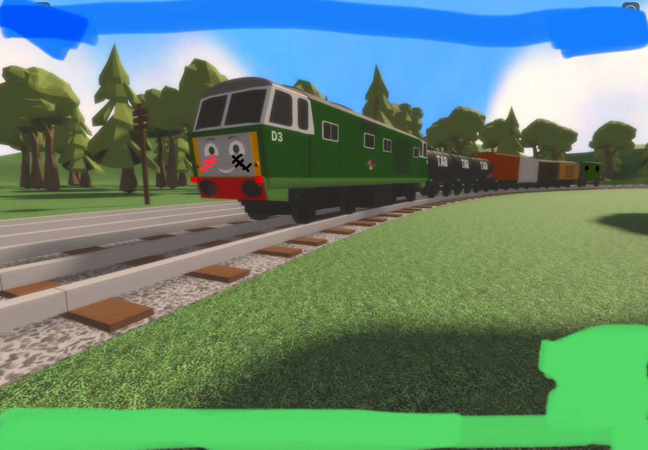 Sodor fallout au bear the armed diesel by Oliver649 on DeviantArt