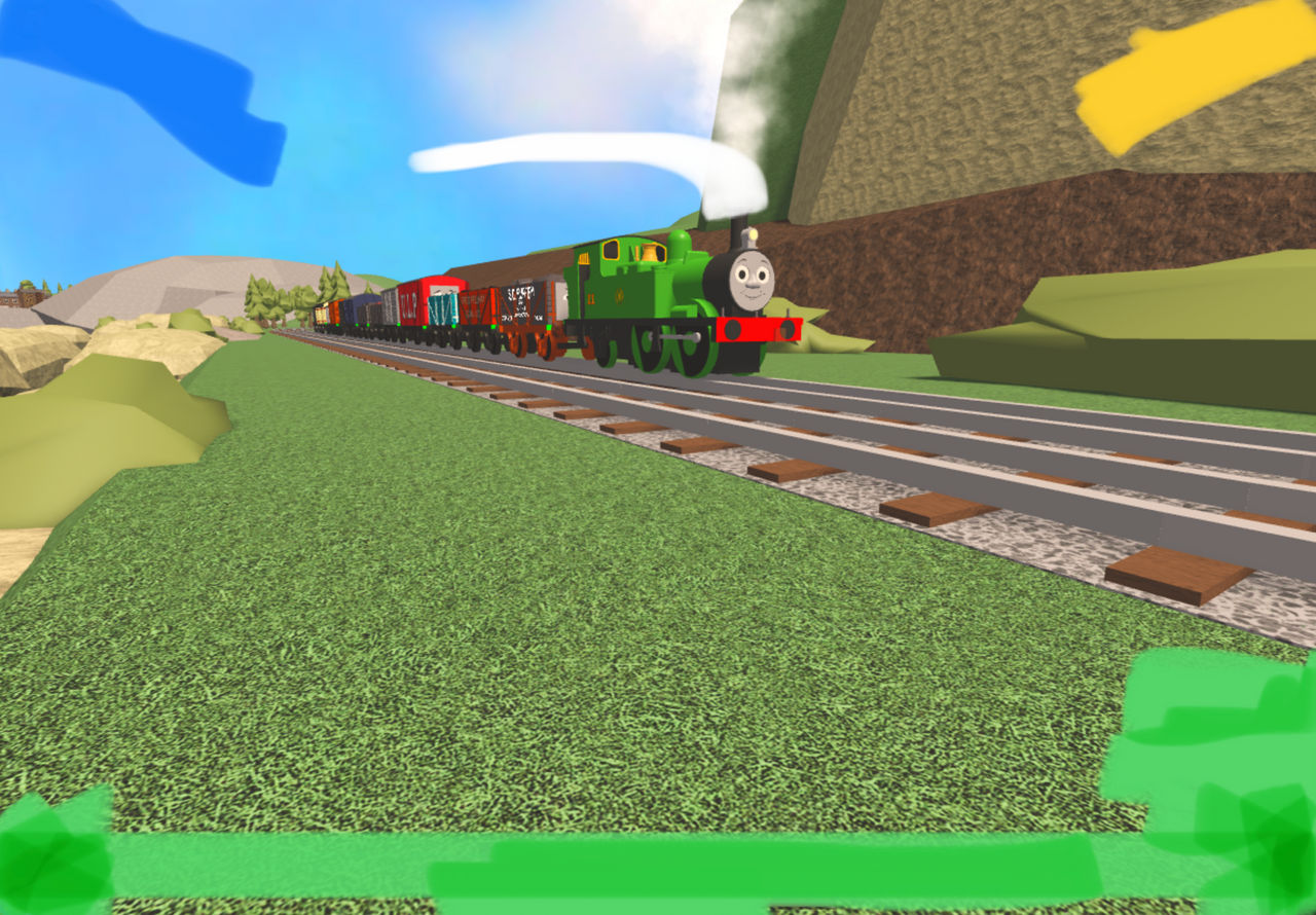 Oliver's goods train by Oliver649 on DeviantArt