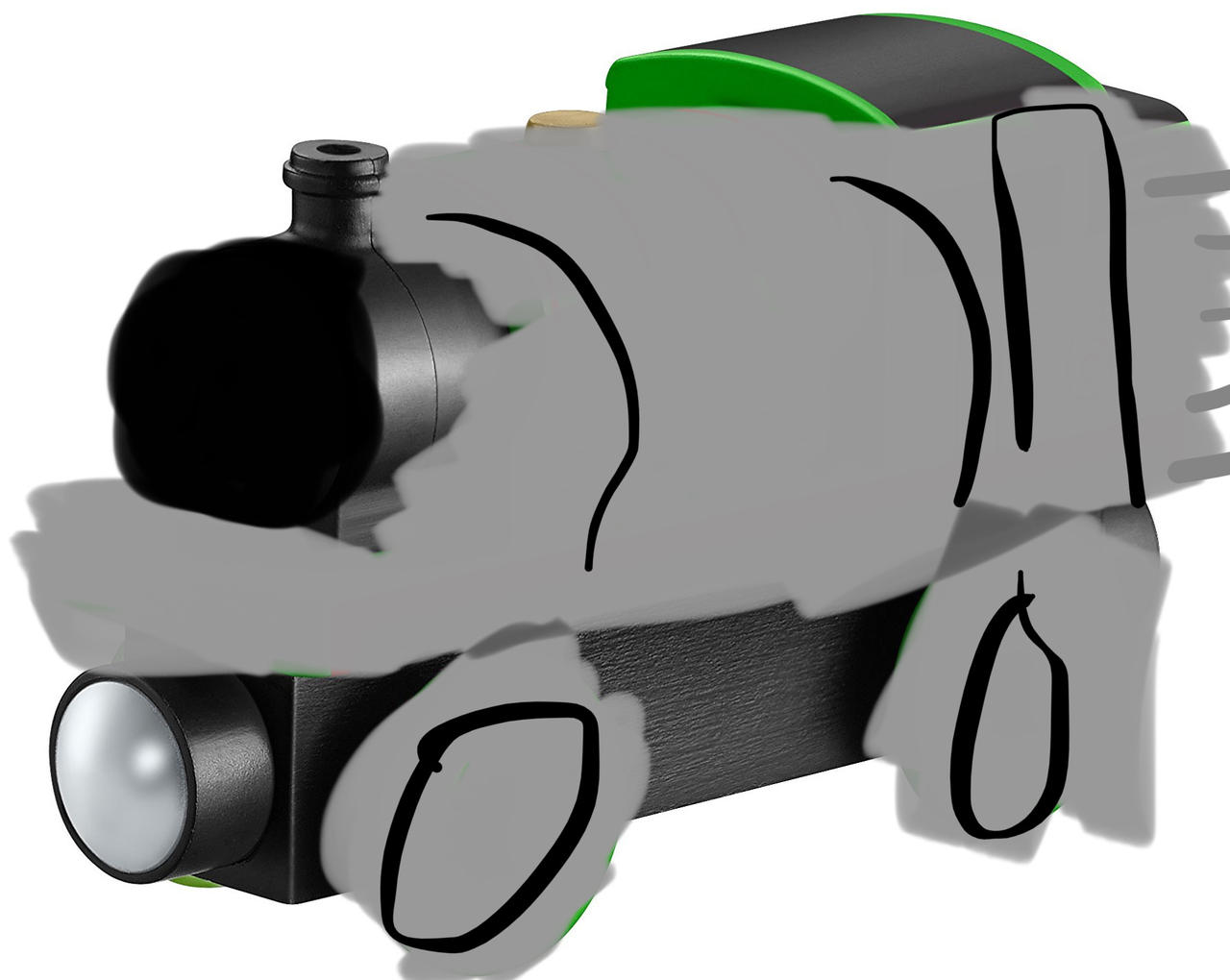 Ghost Percy Rws Wooden railway Percy's ghost engine by Oliver649 on DeviantArt