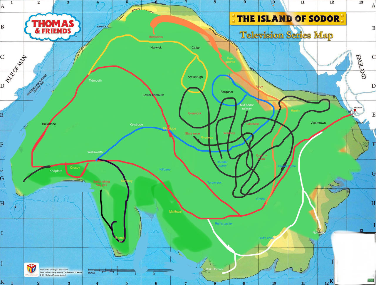 My sodor map by Oliver649 on DeviantArt