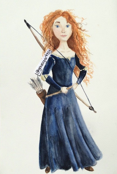 Realistic Merida by 4rt2yCre8or on DeviantArt