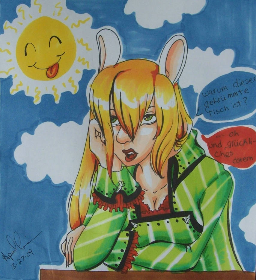 Miss Rabbia -ms. rabbi-early easter- by manasstalker on DeviantArt