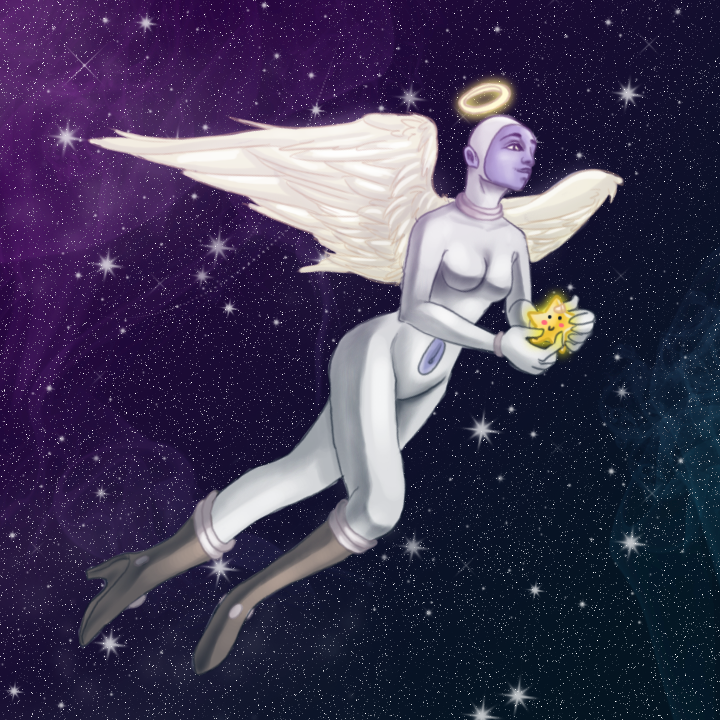 adventure time space angel princess