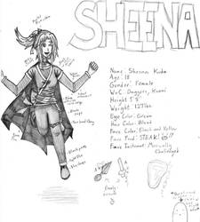 Sheena Kudo Character Sheet