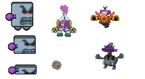 wromp and pokemon mix sprites