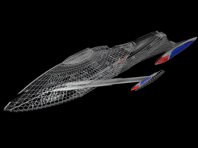 Atlantis class wireframe