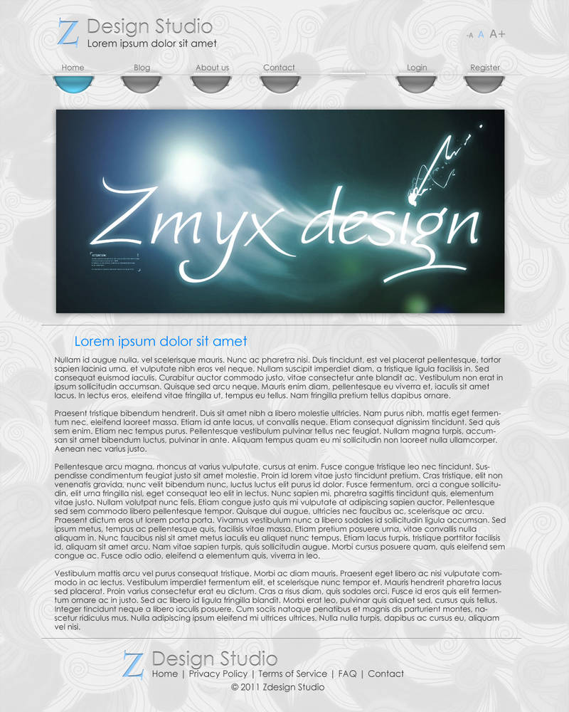 Zdesign Template by ZmyX on DeviantArt